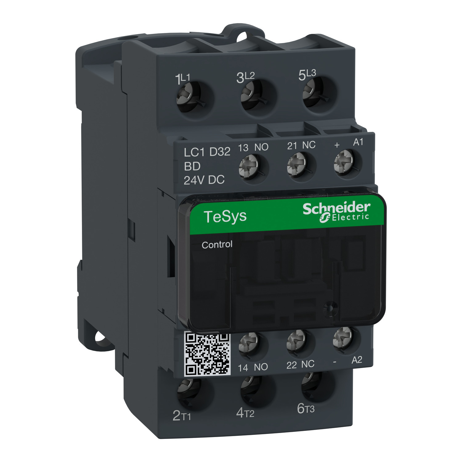 LC1D32BD LC1D Direct On-Line Standard IEC Contactor, 690 V AC, 24/300 V DC V Coil, 32/50 A, 3NO Contact, 3 Poles