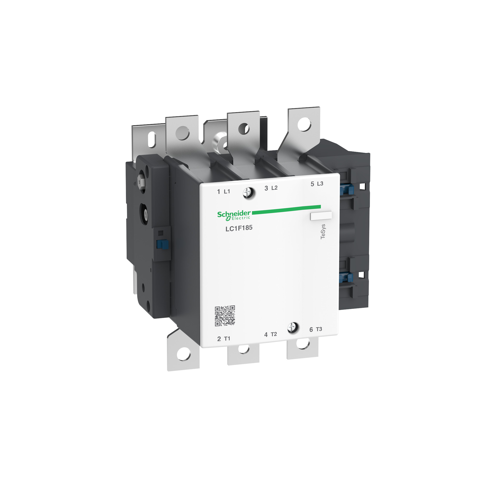 TeSys F contactor - 3P(3 NO)-AC-3 <= 440V 185A with coil LX9 - 24...600V AC 40/400Hz, LX4 - 24...460V DC, LXE - 100...250V AC 50/60Hz or 100380V DC
