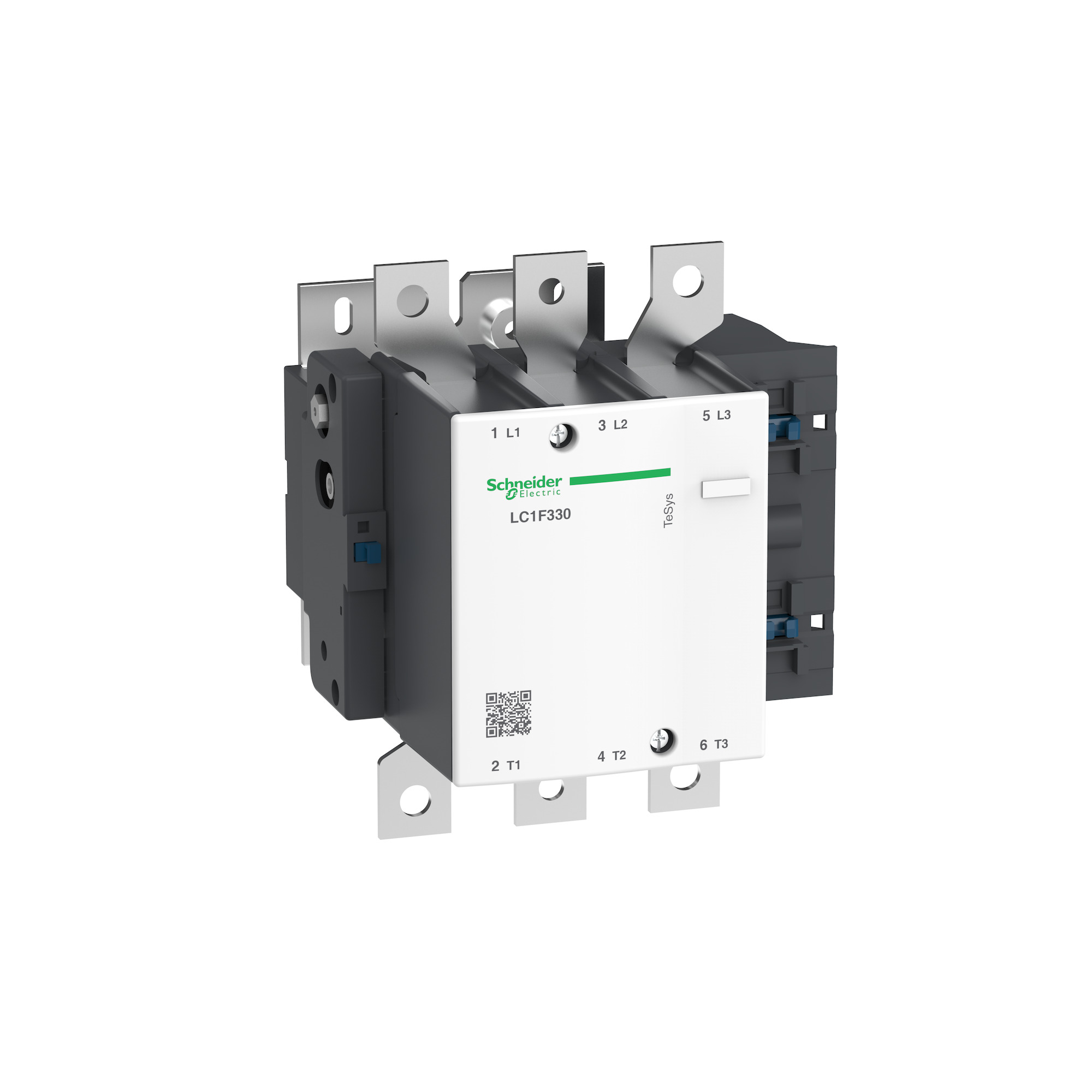 TeSys F contactor-3P(3 NO)-AC-3 <= 440V 330A with coil LX1/LX9 -241000V AC 40/400Hz, LX4 -24...460V DC, LXE -100...250V AC 50/60Hz or 100380V DC