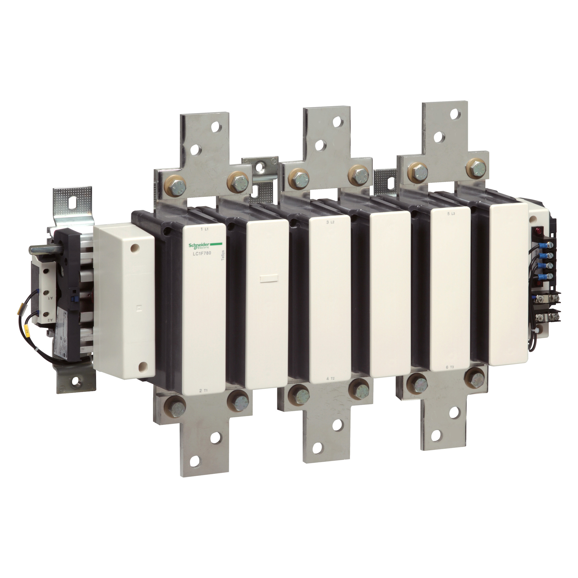 TeSys F contactor - 3P(3 NO)-AC-3 <= 440V 780 A with coil LX1/ LX9 - 110500V AC 40/400Hz, LX4 - 110...440V DC