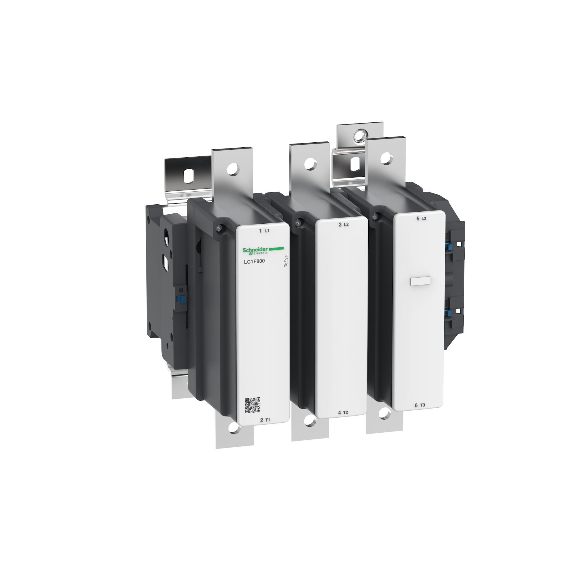 TeSys F contactor - 3P(3 NO)-AC-3 <= 440V 800 A with coil LX1/ LX9 - 110400V AC 40/400Hz, LX4 - 110...400V DC, LXE - 100...250V AC 50/60Hz