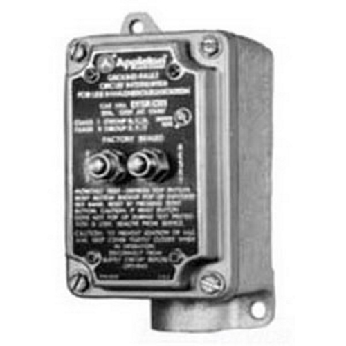 Dead-End GFI Cover & Box, 1-Gang, 1/2 inch, Malleable Iron