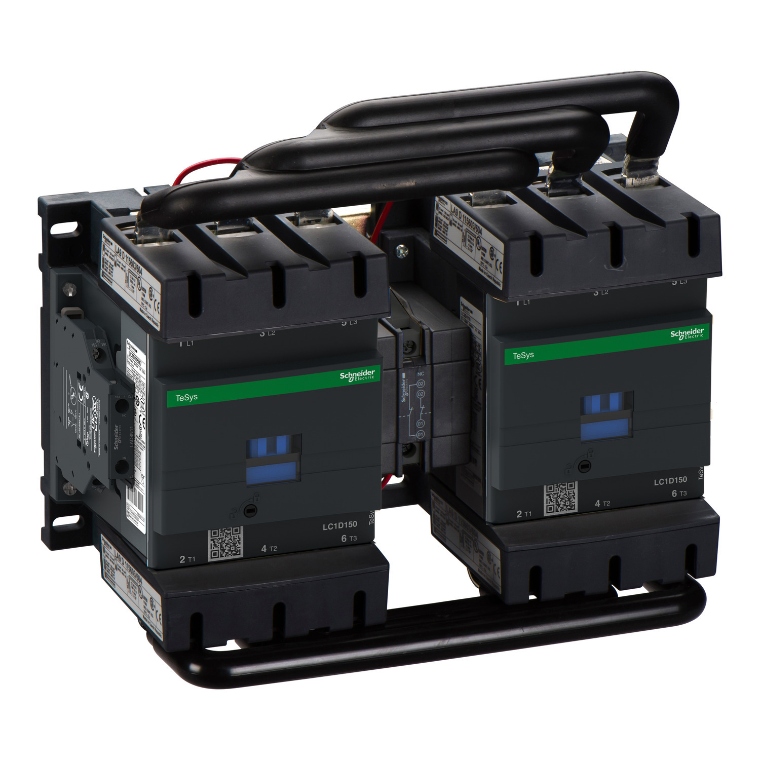 TeSys Deca reversing contactor - 3P(3 NO) - AC-3 - <= 440 V 150 A - 110 V AC coil