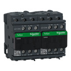TeSys Deca IEC contactor, 18 A, 3 P, 10 HP at 480 VAC, reversing, 120 VAC 50/60 Hz coil
