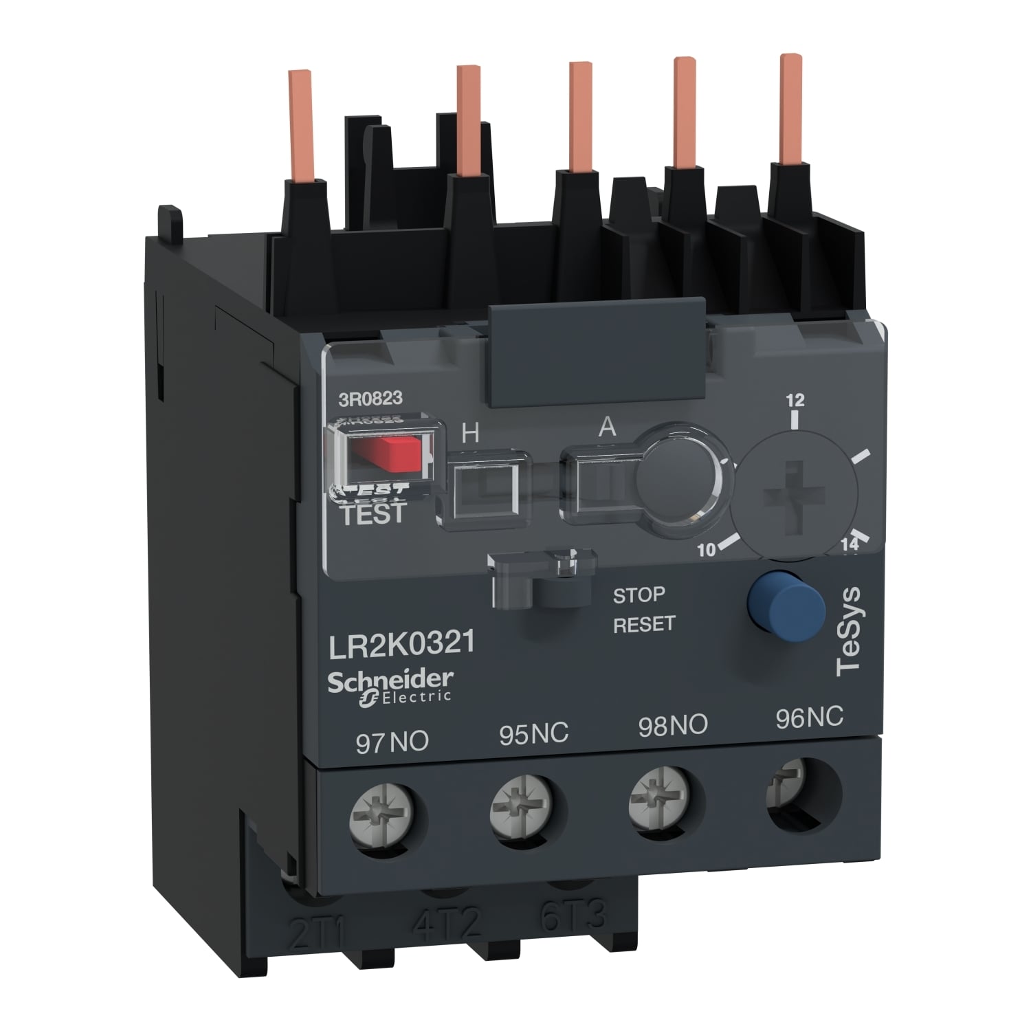 Differential thermal overload relays, TeSys K, 10 to 14 A, class 10A