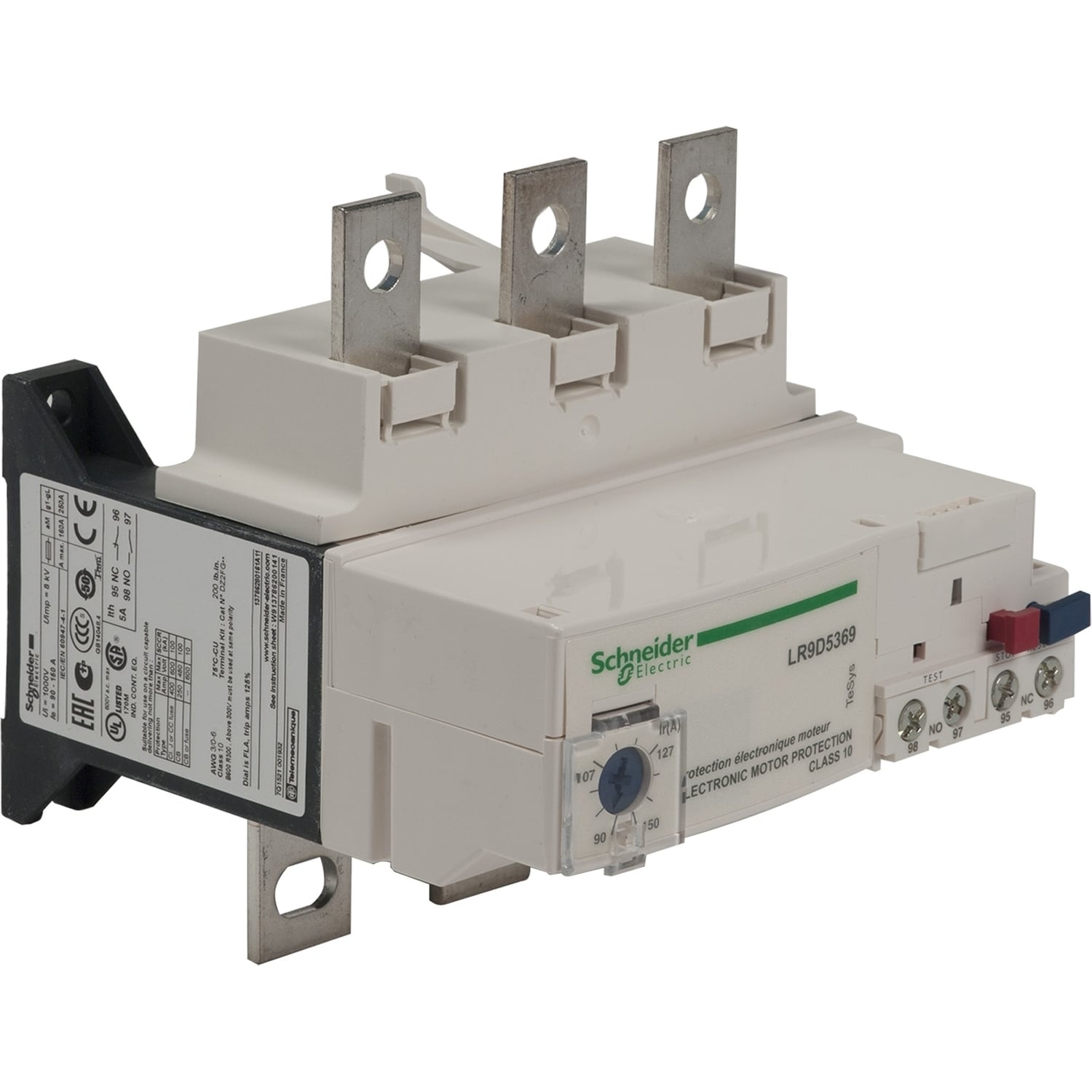 thermal overload relays, TeSys Deca, 90...150A, class 10