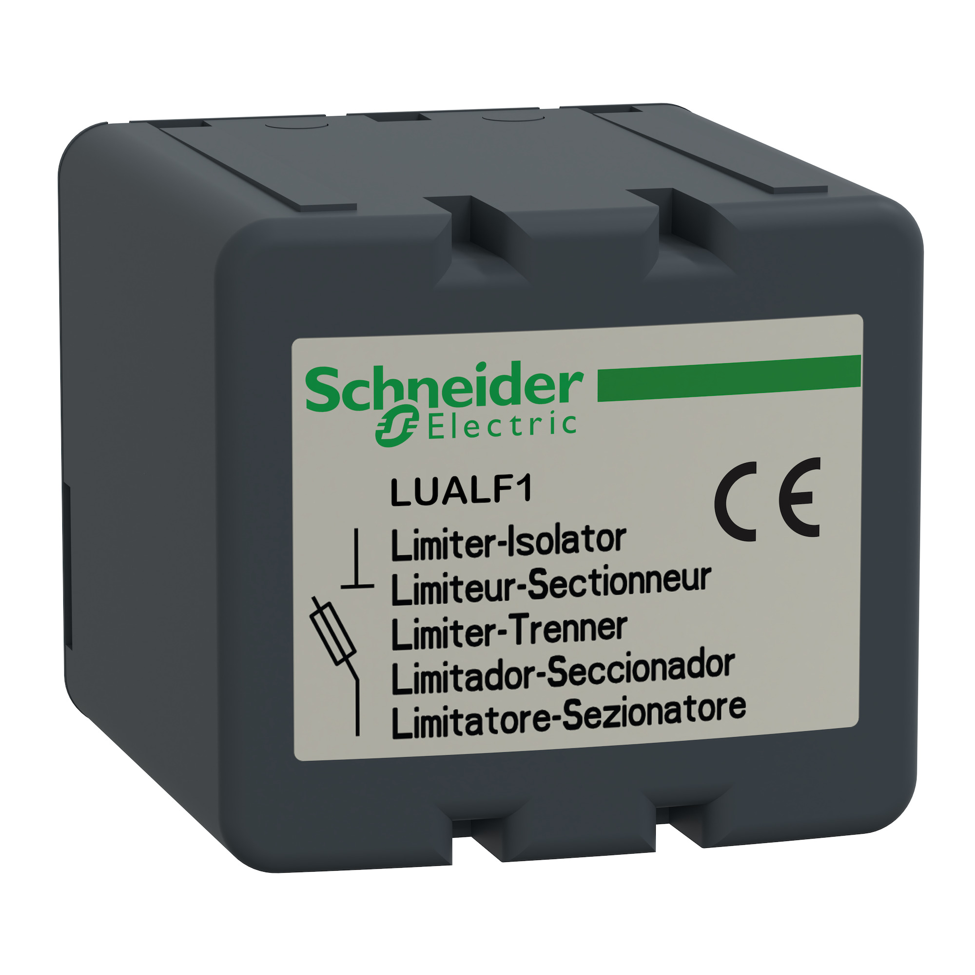 Current limiter cartridge, TeSys Ultra, activation 50kA, Iq 130kA@440V, for use with limiter disconnector LUALB1