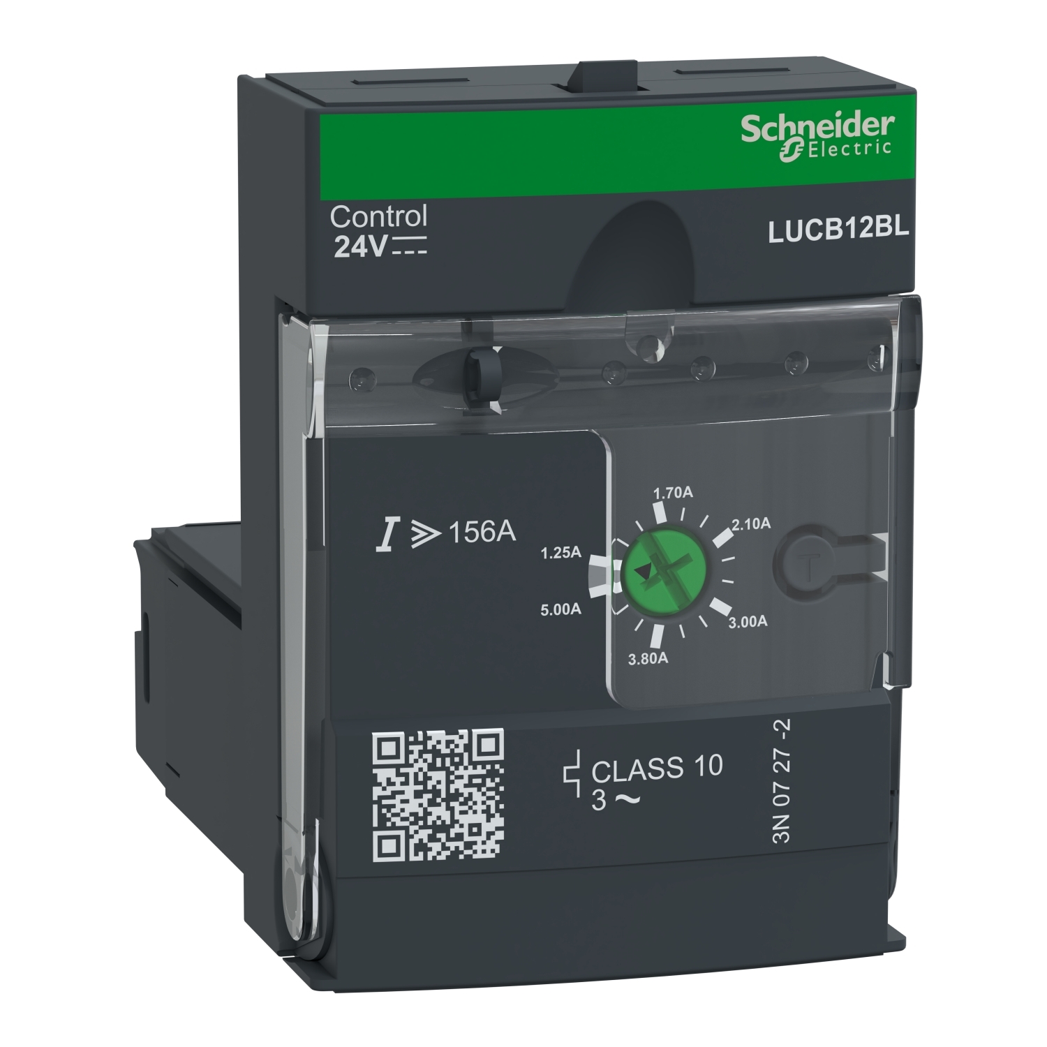 Advanced control unit, TeSys Ultra, 3A to 12A, 3P motors, protection & diagnostic, class 10, coil 24VDC