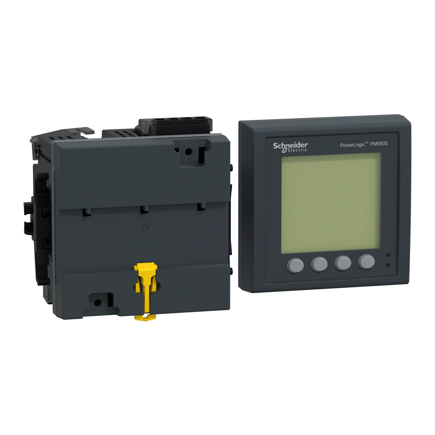power meter PowerLogic PM5563, 2 ethernet, up to 63th Harmonic, 1,1MB 4DI/2DO 52 alarms, with remote display