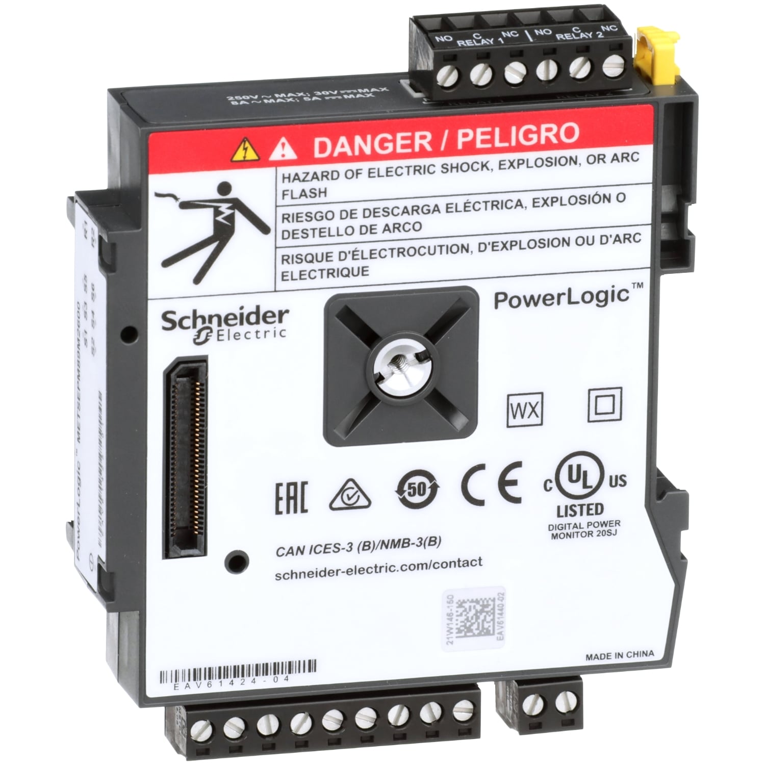PowerLogic PM8000 - I/O Module - Digital - 6 Inputs + 2 relays outputs