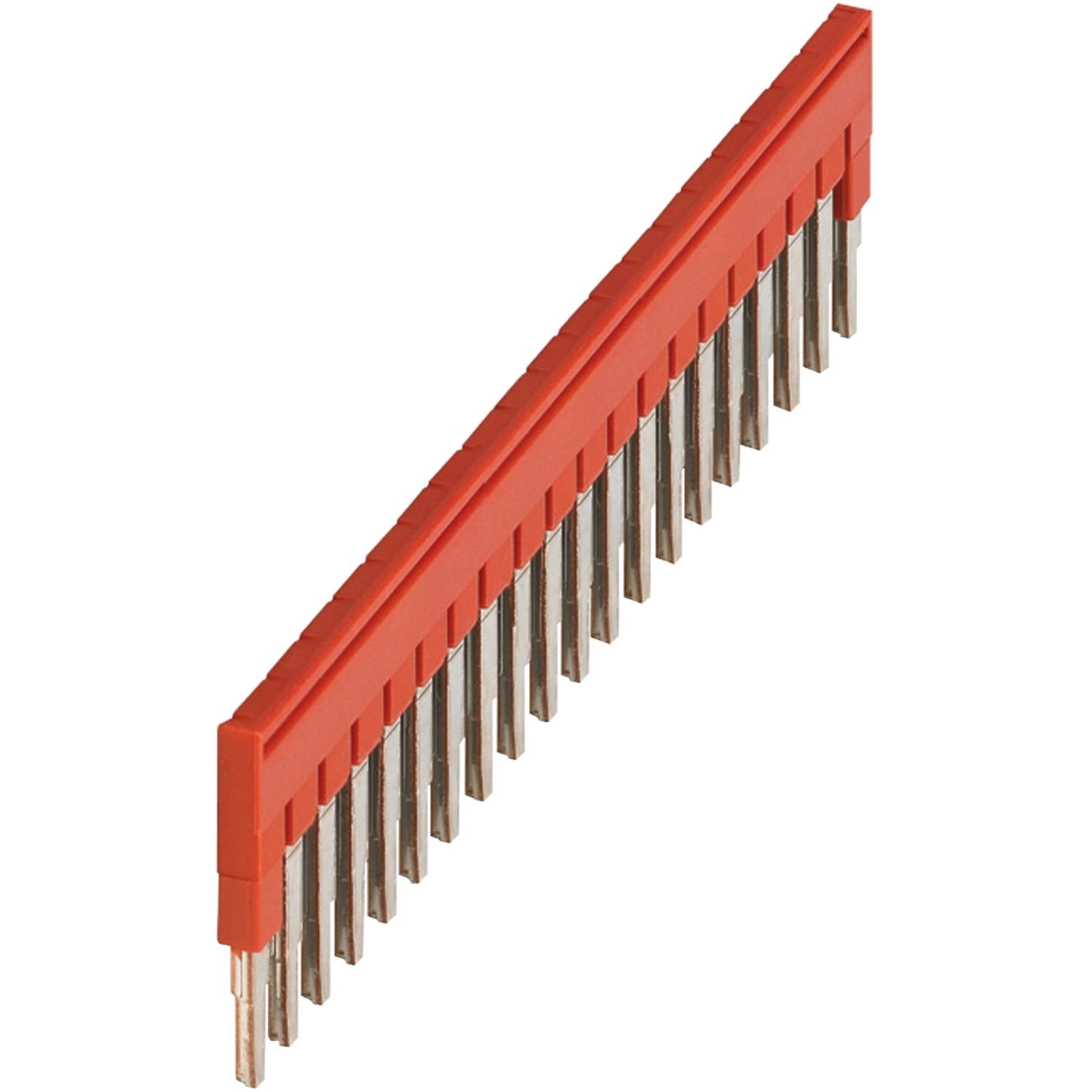 Plug-in bridge, Linergy TR, 20 points, for 2.5mm terminal blocks, red, 20 way, set of 10