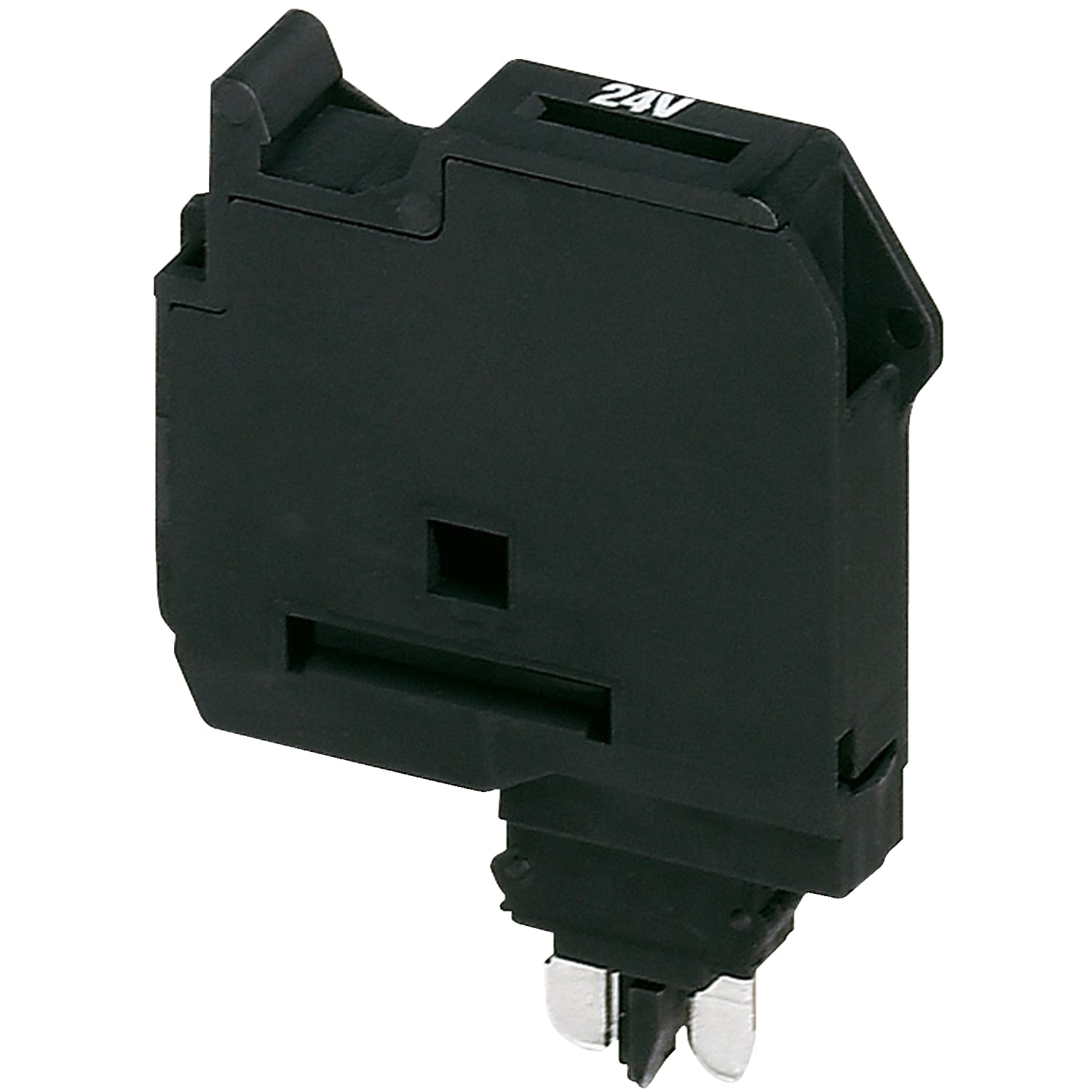 Component carrier, Linergy TR, for 5x20mm fuse, 6.2mm width, black