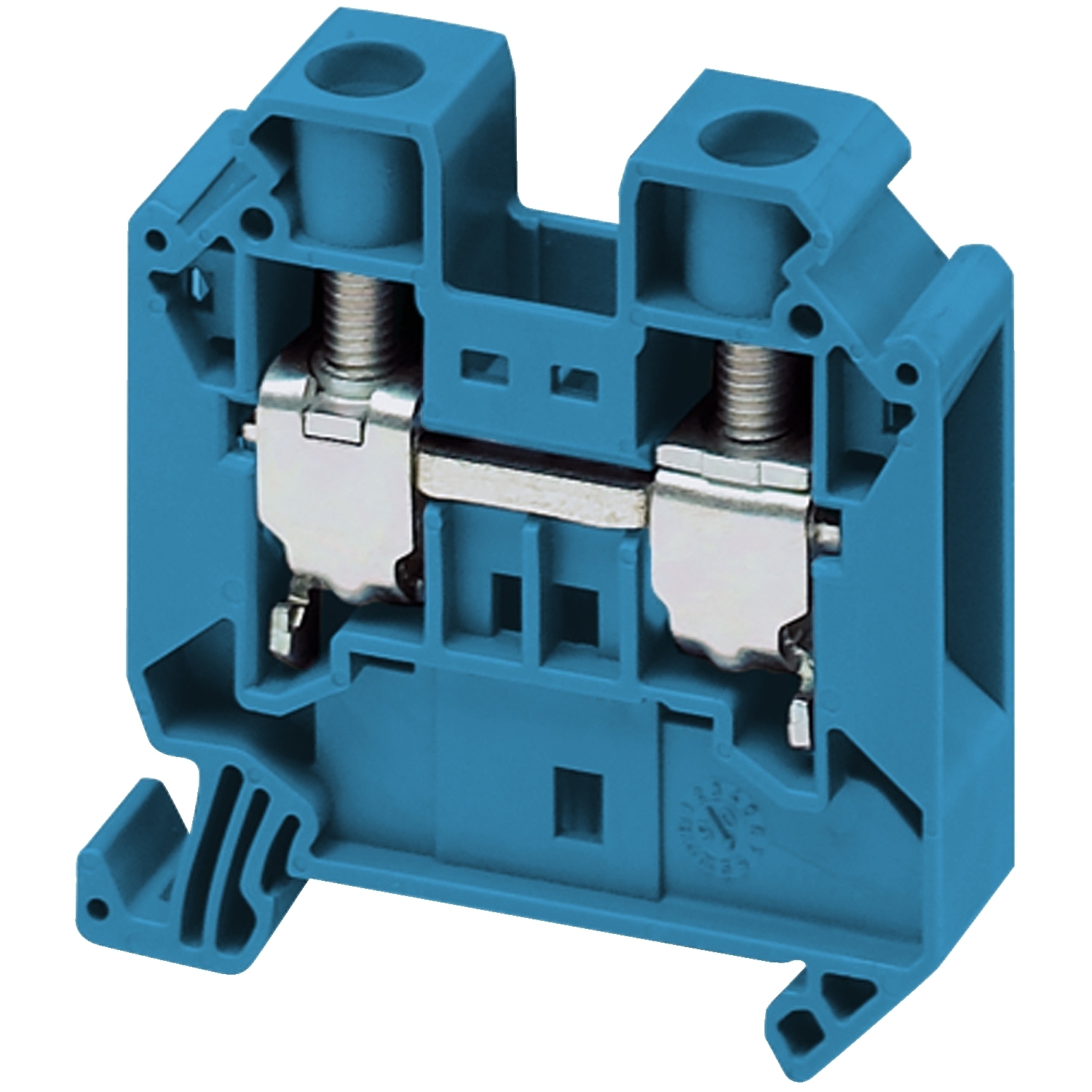 Terminal block, Linergy TR, blue, 16mm2, passthrough, 2 points, set of 10