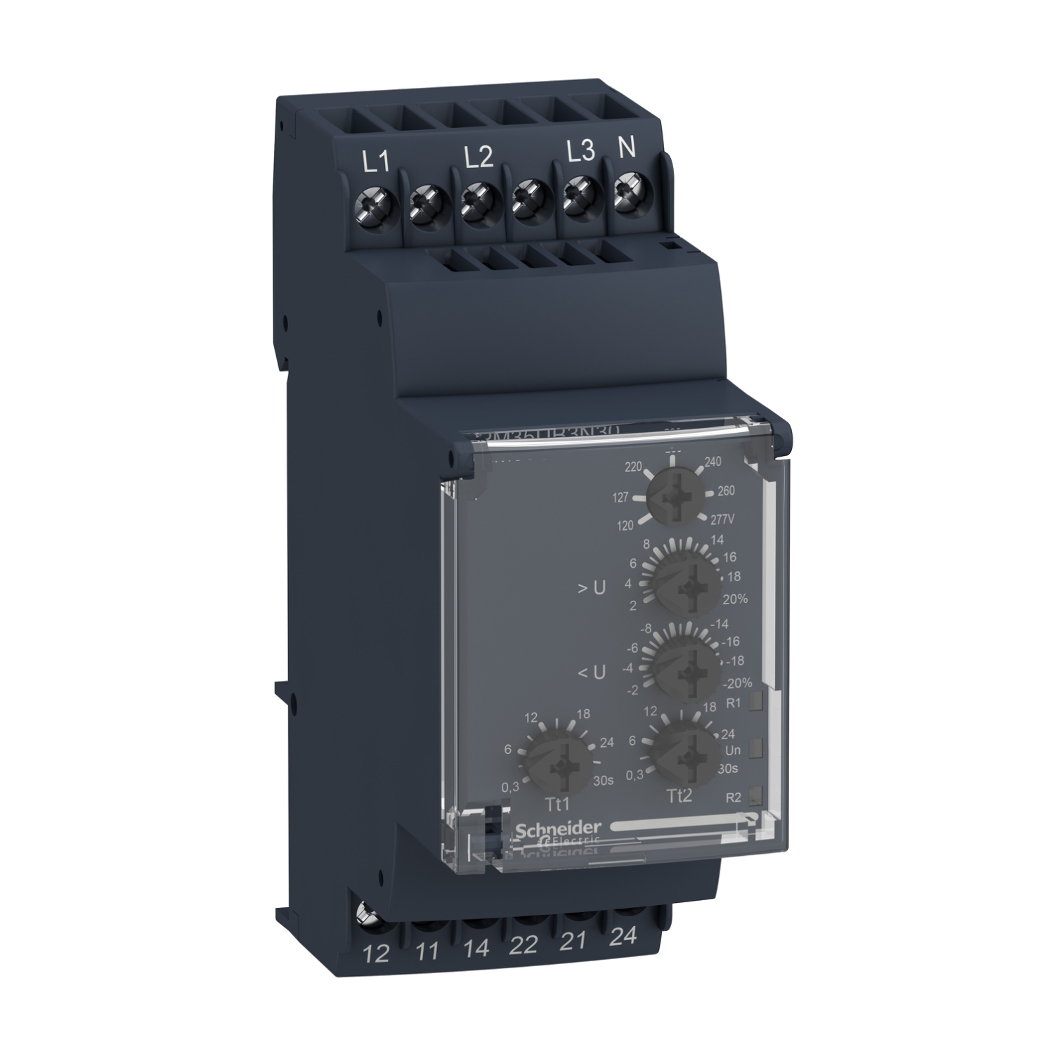 voltage control relay, Harmony Control Relays, 5A, 2CO, 120?277V AC