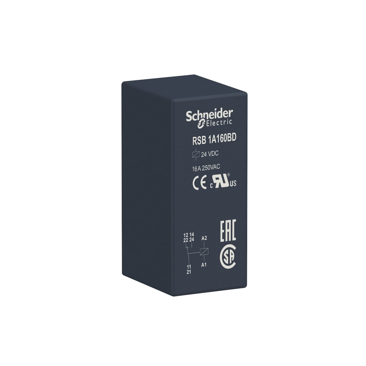 interface plug in relay, Harmony Electromechanical Relays, 16A, 1CO, 24V DC
