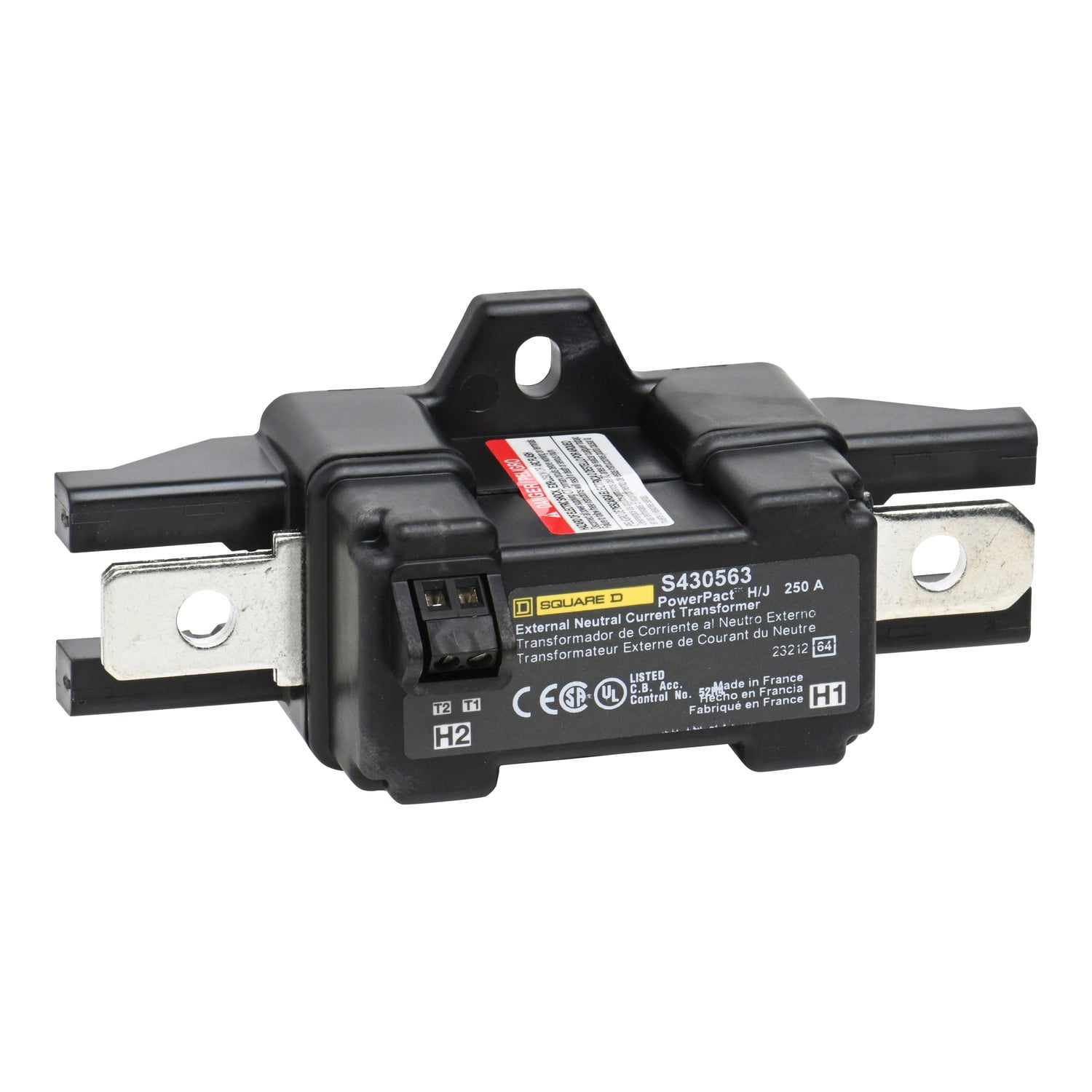 Circuit breaker accessory, PowerPacT J, MicroLogic, external neutral current transformer, ENCT, 250A