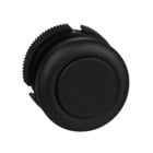 Harmony, round head for push button, spring return, black, booted