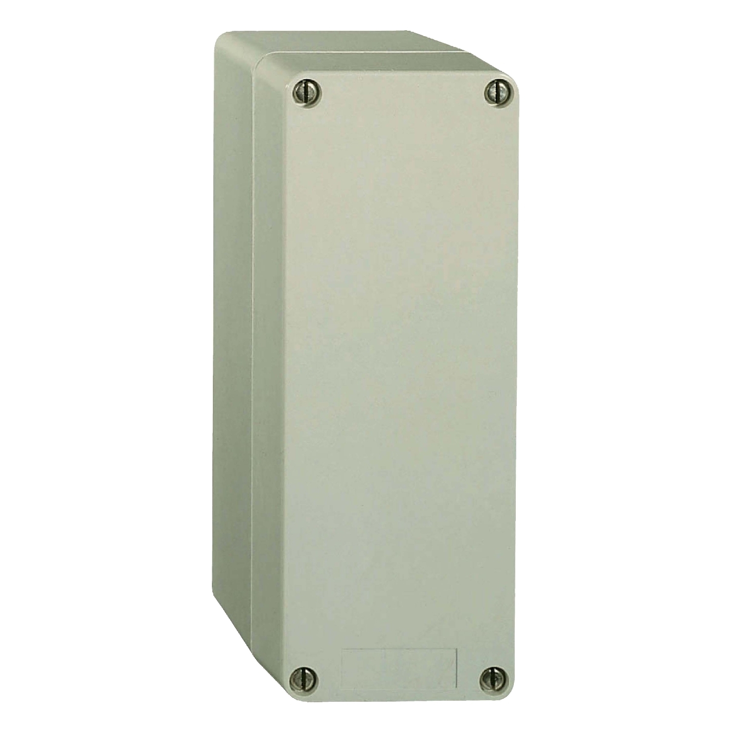Empty control station without hinges, Harmony XAP, XB2 SL, plastic, grey, undrilled, 85x226x87mm