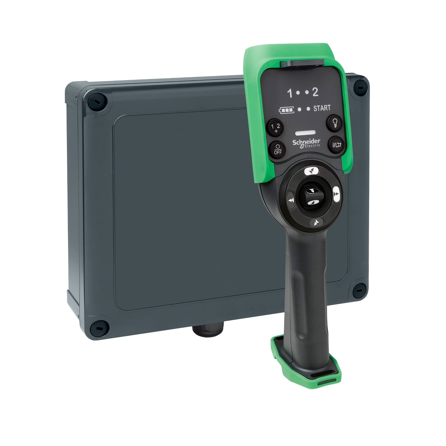 Control station, Harmony eXLhoist, standard, Remote ZART8L with base ZARB12W