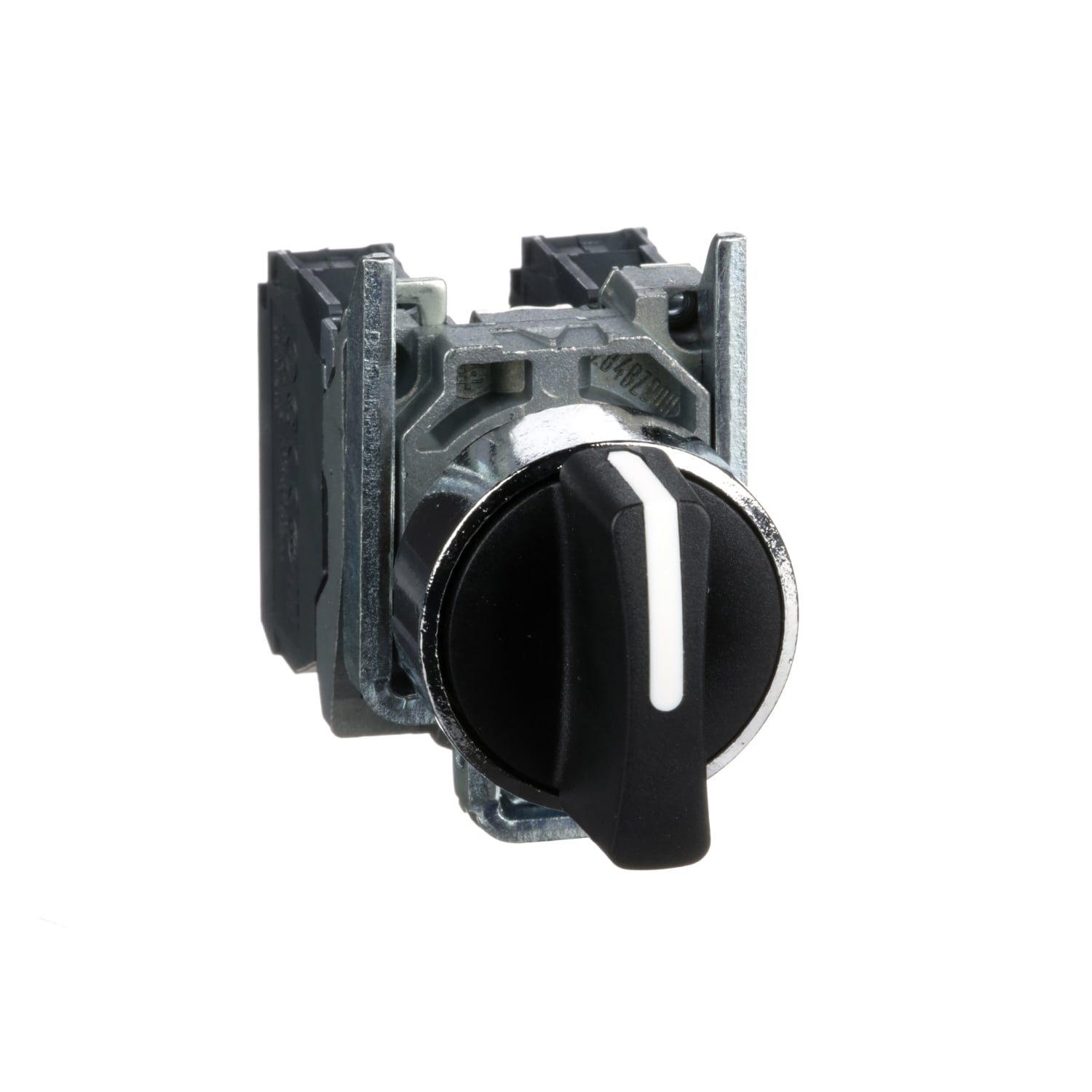 Harmony, 22mm Push Button, 3 position selector switch, black, maintained, 2 NO, 600 V
