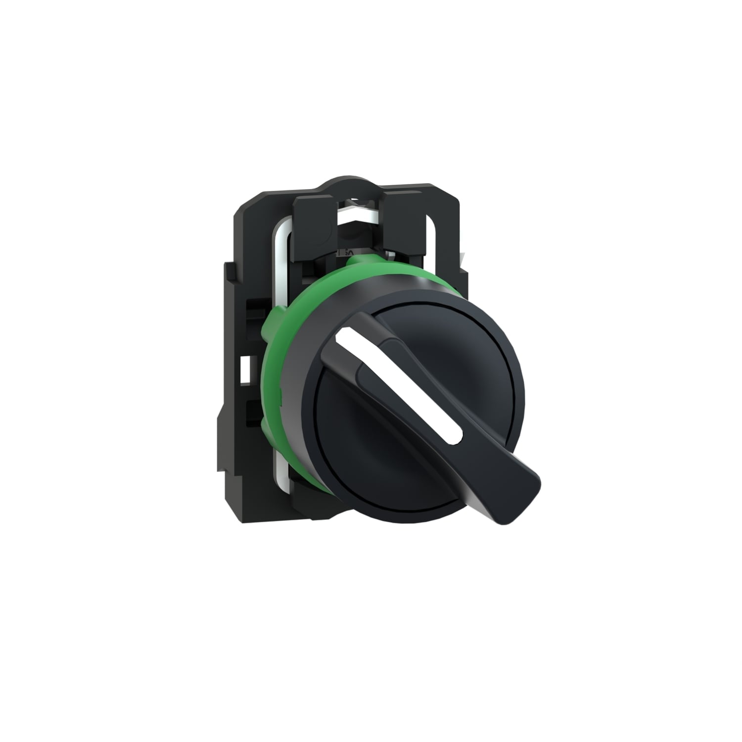 Harmony, 22mm Push Button, 2 position selector switch, black, maintained, 1 NO, marked OFF ON