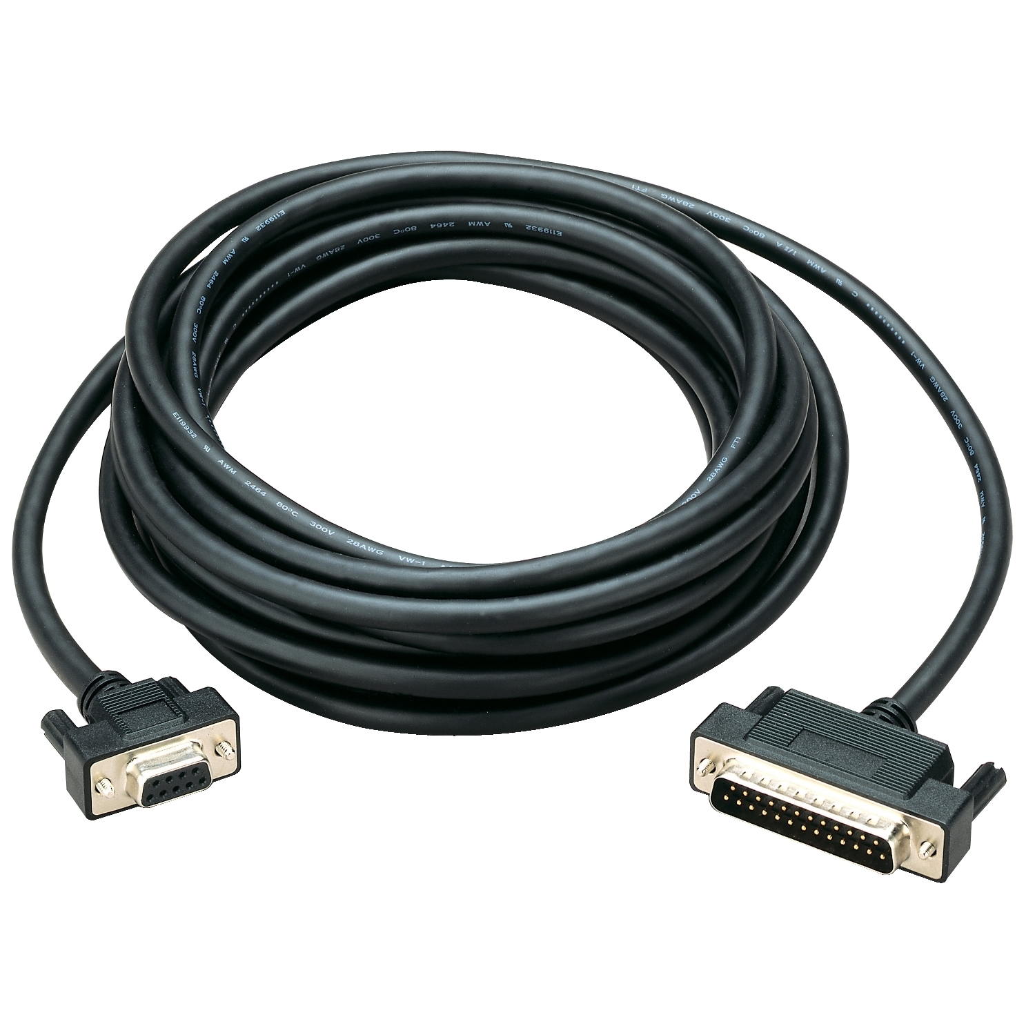 Modbus serial link - L = 2.5 m - 1 female SUB-D 9 + 1 male SUB-D 25