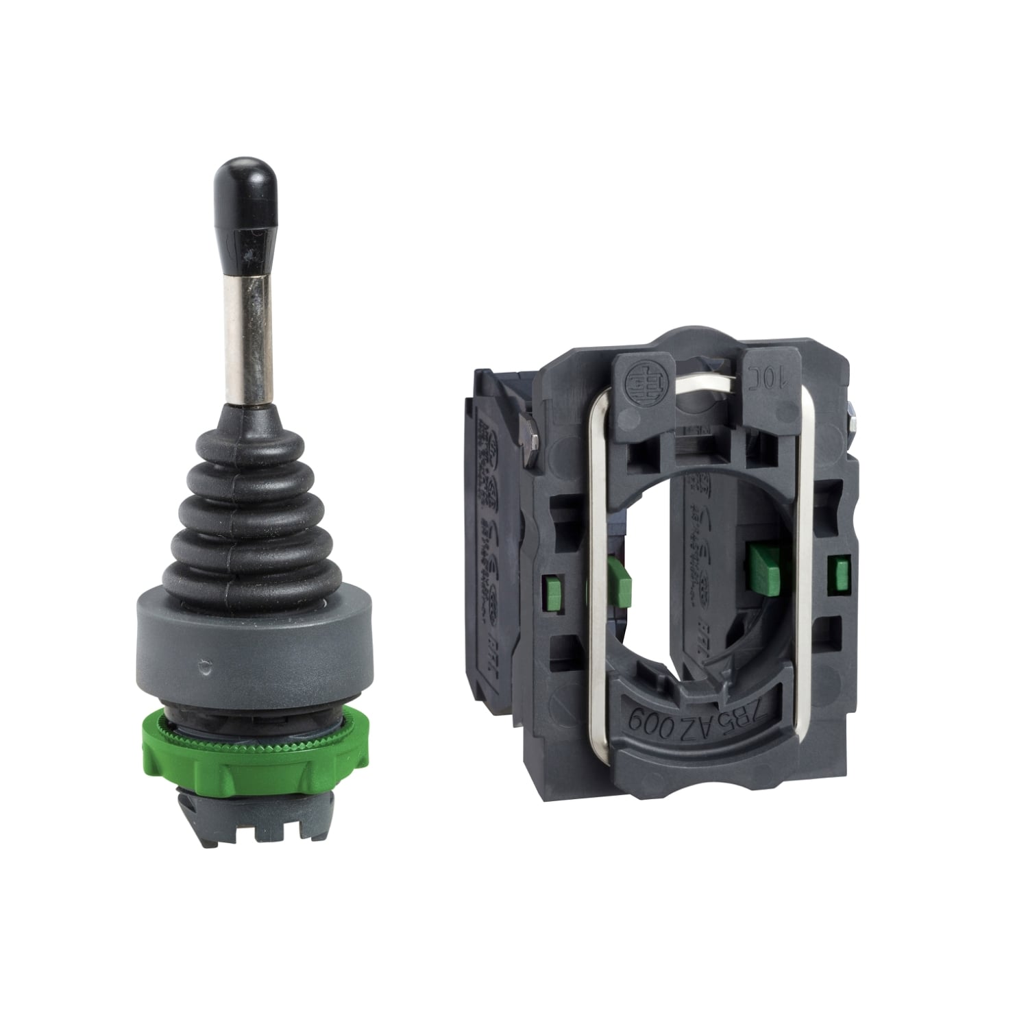 Joystick controller, Harmony XB5, 22mm, 2 direction, stay put, 1NO per direction