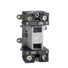 latching contact block - 1 NC + 1 NO - front mounting