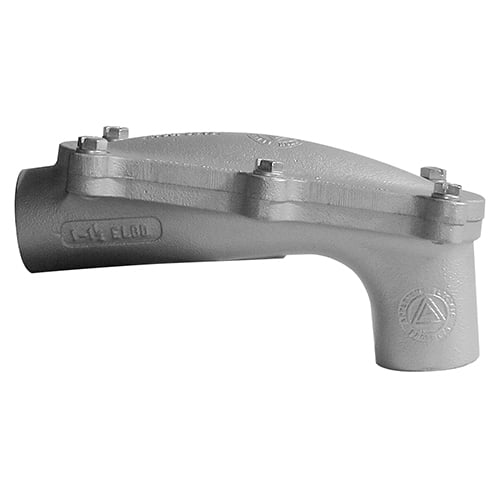 90 deg Pulling Elbow, 2 inch, Aluminum, Epoxy Powder Coated