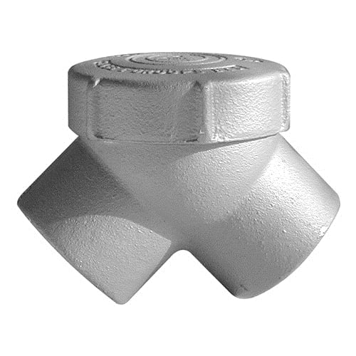 90 Degree Capped Pulling Elbow; 1in., Malleable Iron