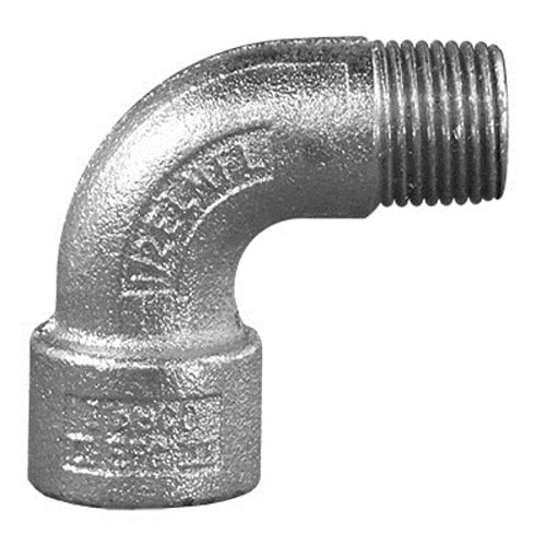 Conduit Elbow, Dust-Ignitionproof Explosionproof, Series: ELM, 3/4 in, 90 deg, For Use With: IMC/Threaded Rigid Metallic Conduit, Malleable Iron, Zinc Electroplated, Long