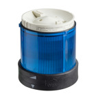 Harmony XVB, Illuminated unit for modular tower lights, plastic, blue, 70, flashing, for bulb or LED, 24 V AC, 24...48 V DC