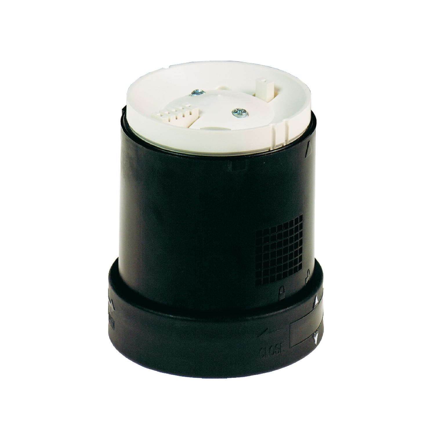 Indicator bank, Harmony XVB, audible unit for modular tower lights, plastic, 70mm, buzzer, continuous or intermitten tone, 70...90dB, 120...230V AC