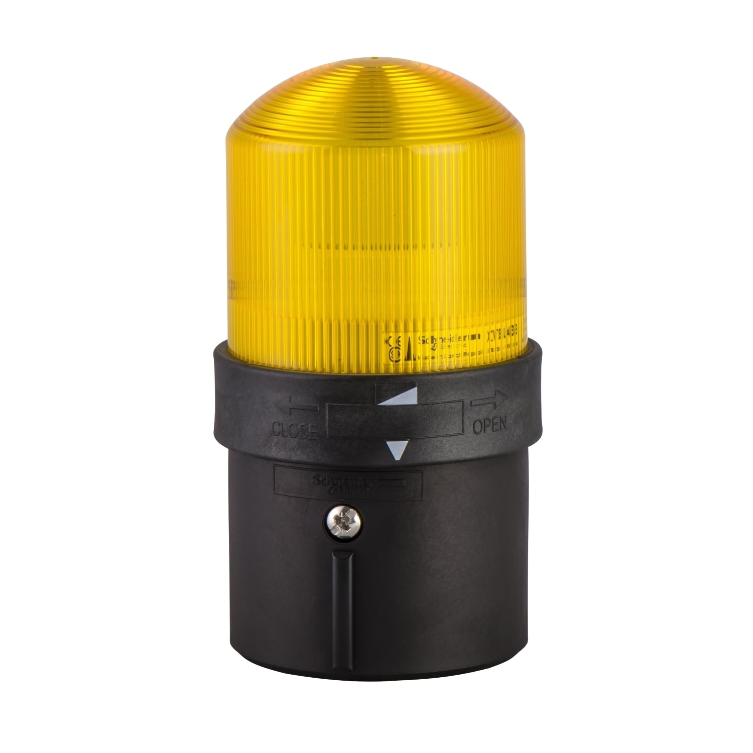XVBL38 Harmony Illuminated Indicating Beacon Unit, 250 VAC, Incandescent/LED Lamp, 70 mm Dia, Versatile Mount, Yellow