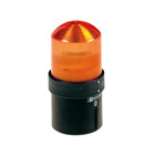 Harmony XVB, Illuminated beacon, plastic, orange, 70, flashing, incandescent with BA 15d base, 24 V AC