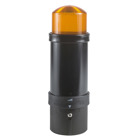Harmony XVB, Illuminated beacon, plastic, orange, 70, flashing, integral flash discharge tube, 5 joule, 24 V AC/DC