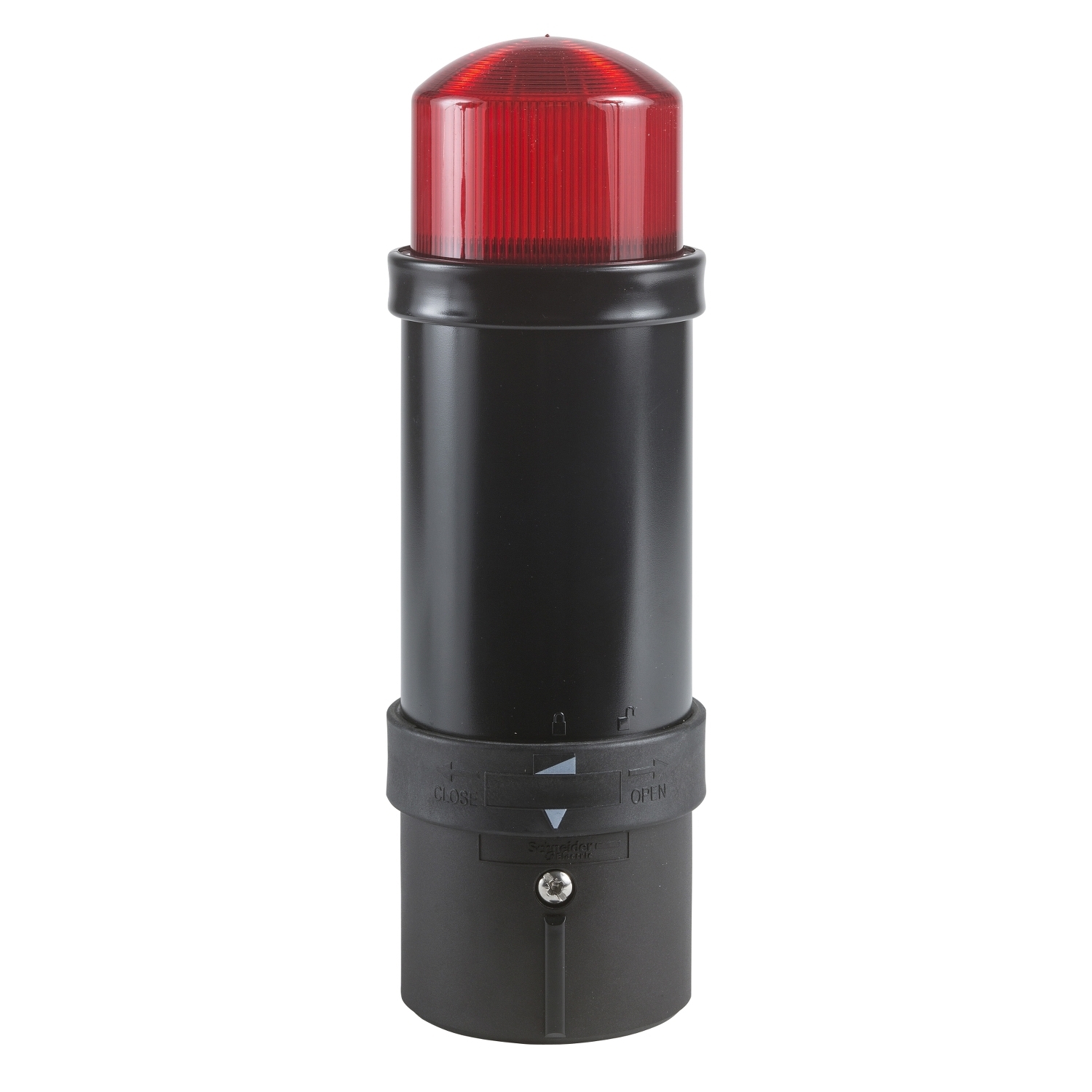 Complete beacon, Harmony XVB Universal, red strobe, 70mm, 5 joules, 120V AC