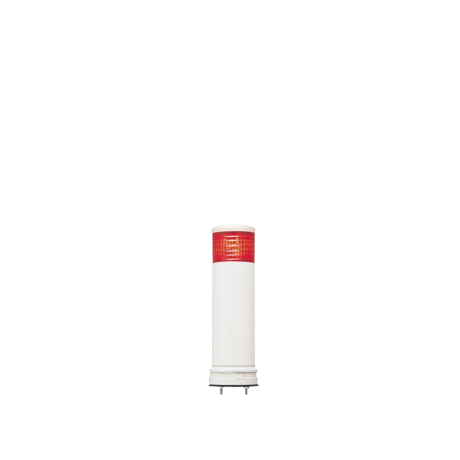 Complete pre wired monolithic tower light, Harmony XVC, plastic, red, 60mm, base mounting, steady or flashing, buzzer, IP54, 100...240V AC