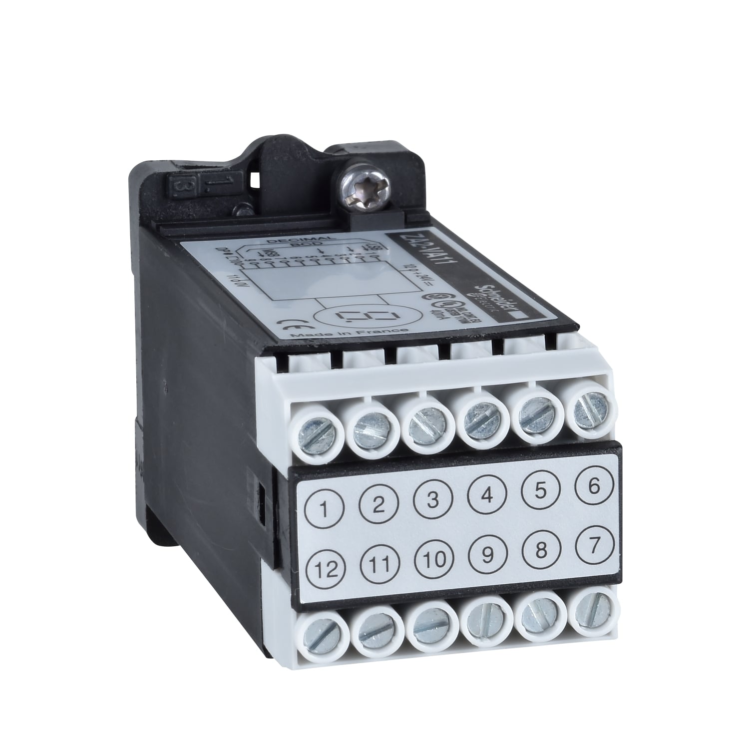 Digital display body, Harmony XB5, 22mm, BCD +decimal, 24V DC