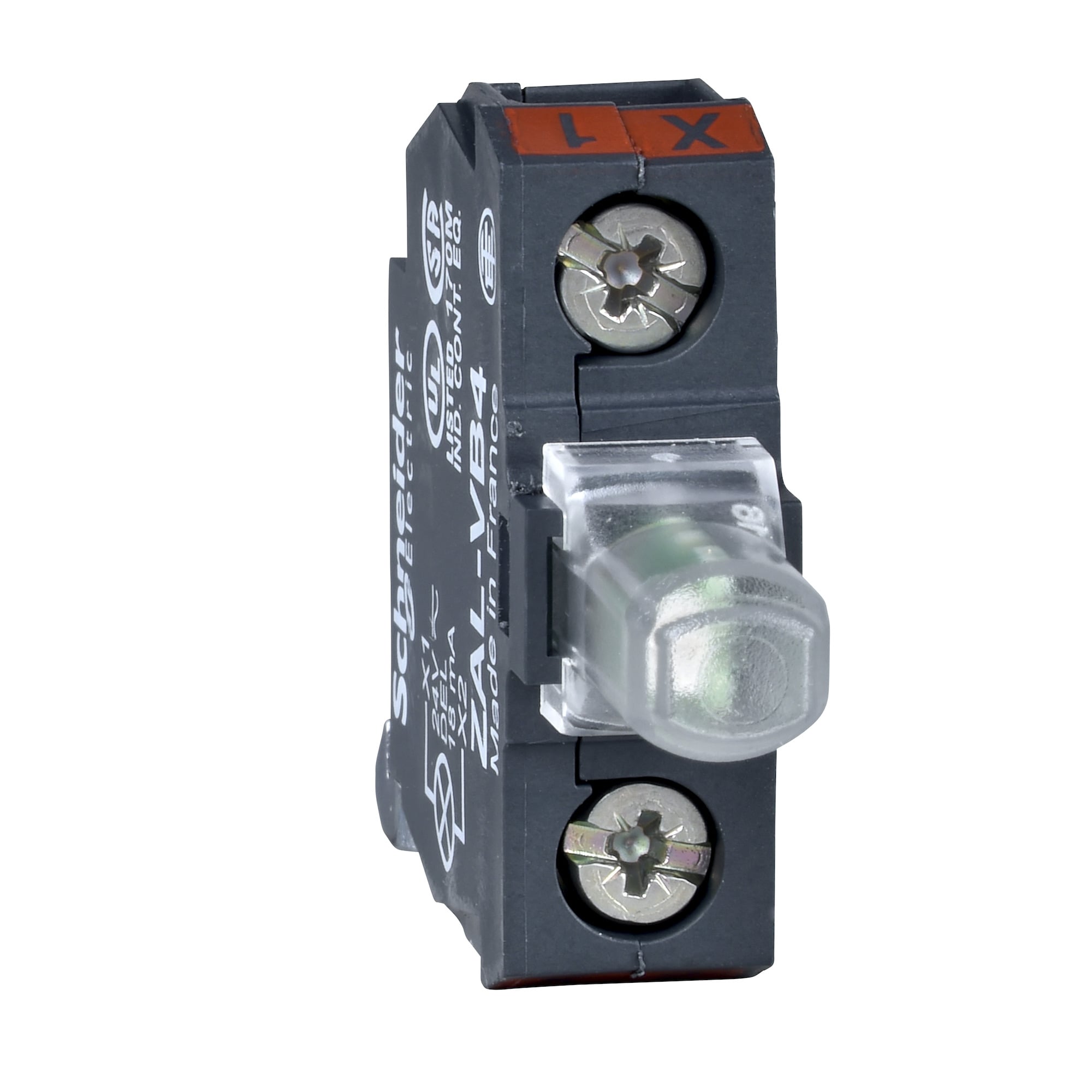 red light block for head 22 integral LED 48..120 V - screw clamp terminals