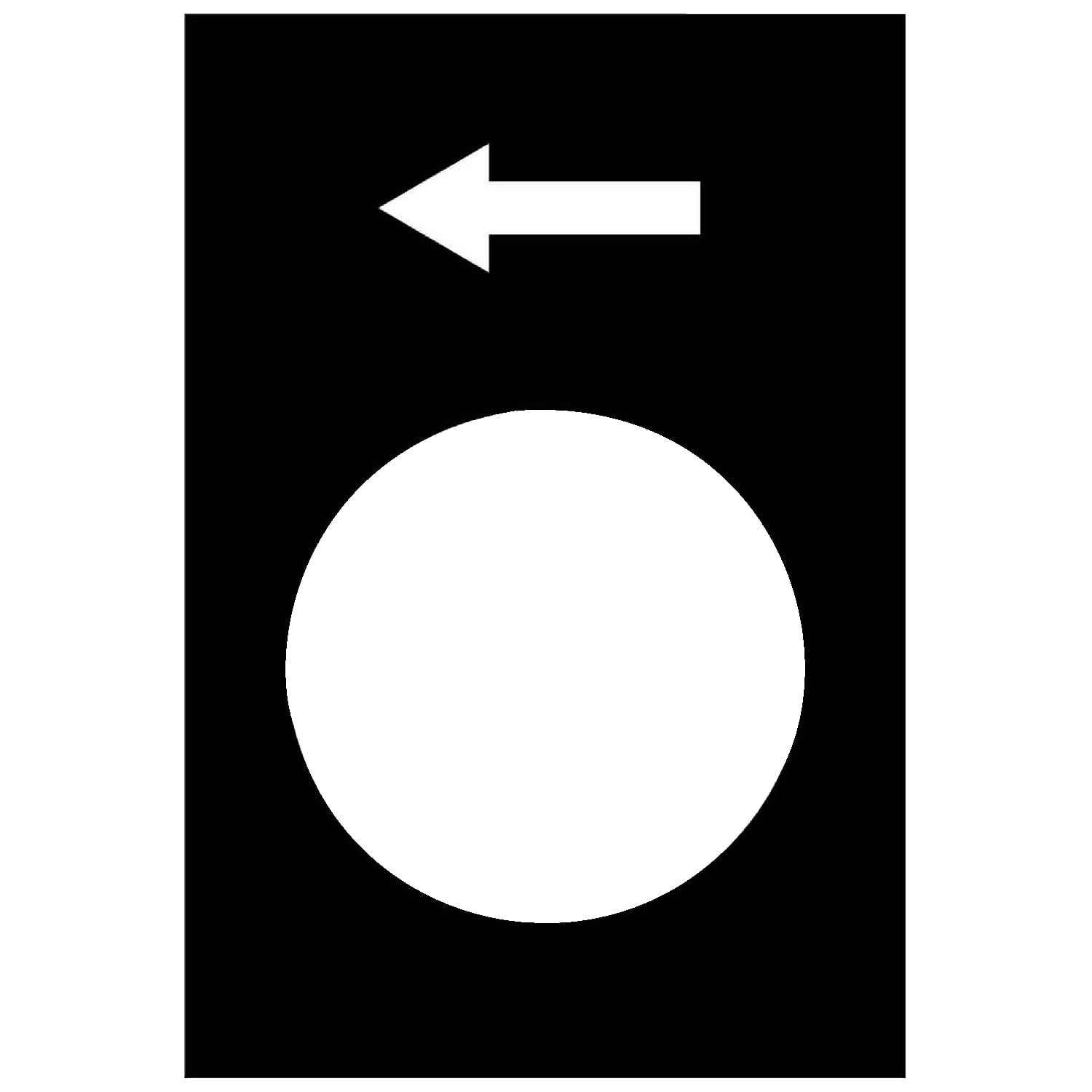 Marked legend, Harmony XAC, legend, 30x40mm, black, left or lower, slow