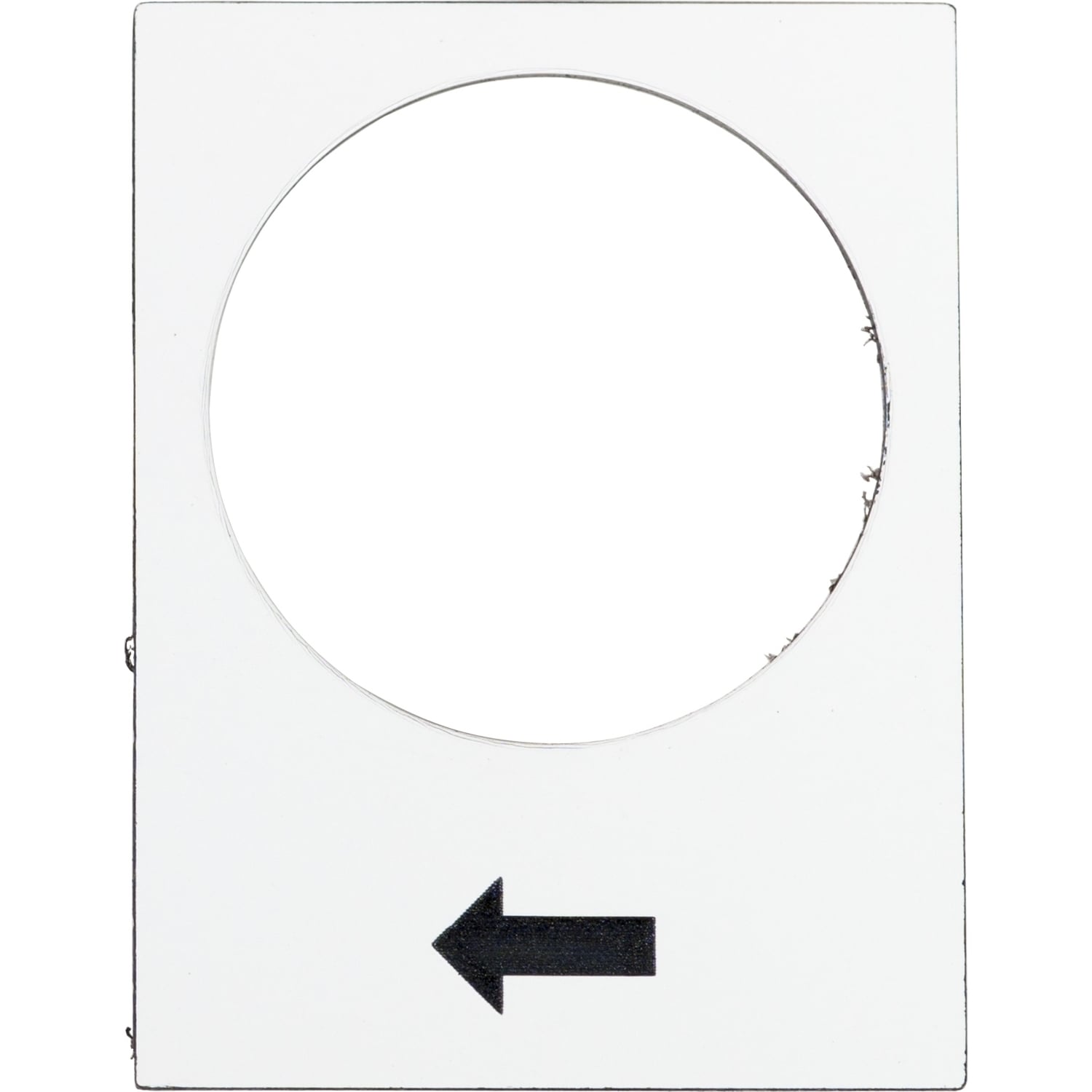 Marked legend, Harmony XAC, legend, 30x40mm, white, raise or right, slow