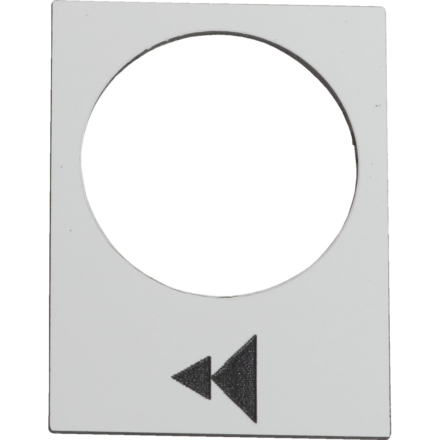 Marked legend, Harmony XAC, legend, 30x40mm, white, raise or right, slow, fast
