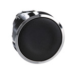 Harmony, 22mm Push Button, flush push button head, spring return, black, unmarked