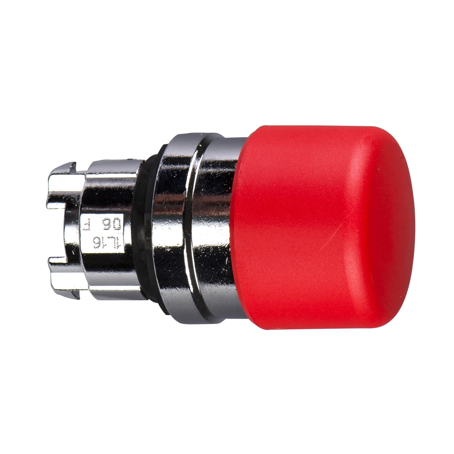 Head for non illuminated pushbutton, Harmony XB4, mushroom 30mm, metal, red, 22mm, spring return