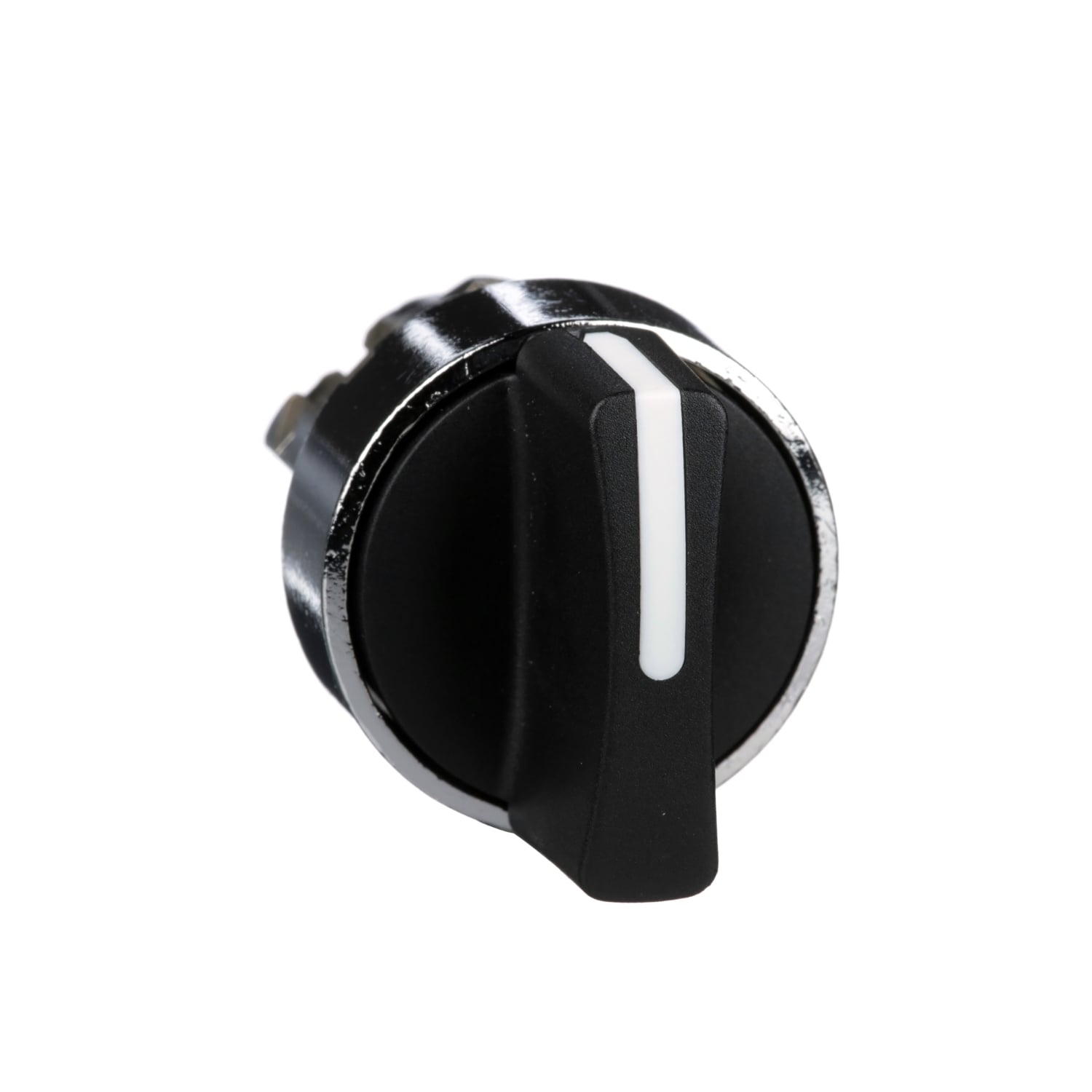 Harmony, 22mm Push Button, selector switch operating head, 2 position, maintained, black, unmarked