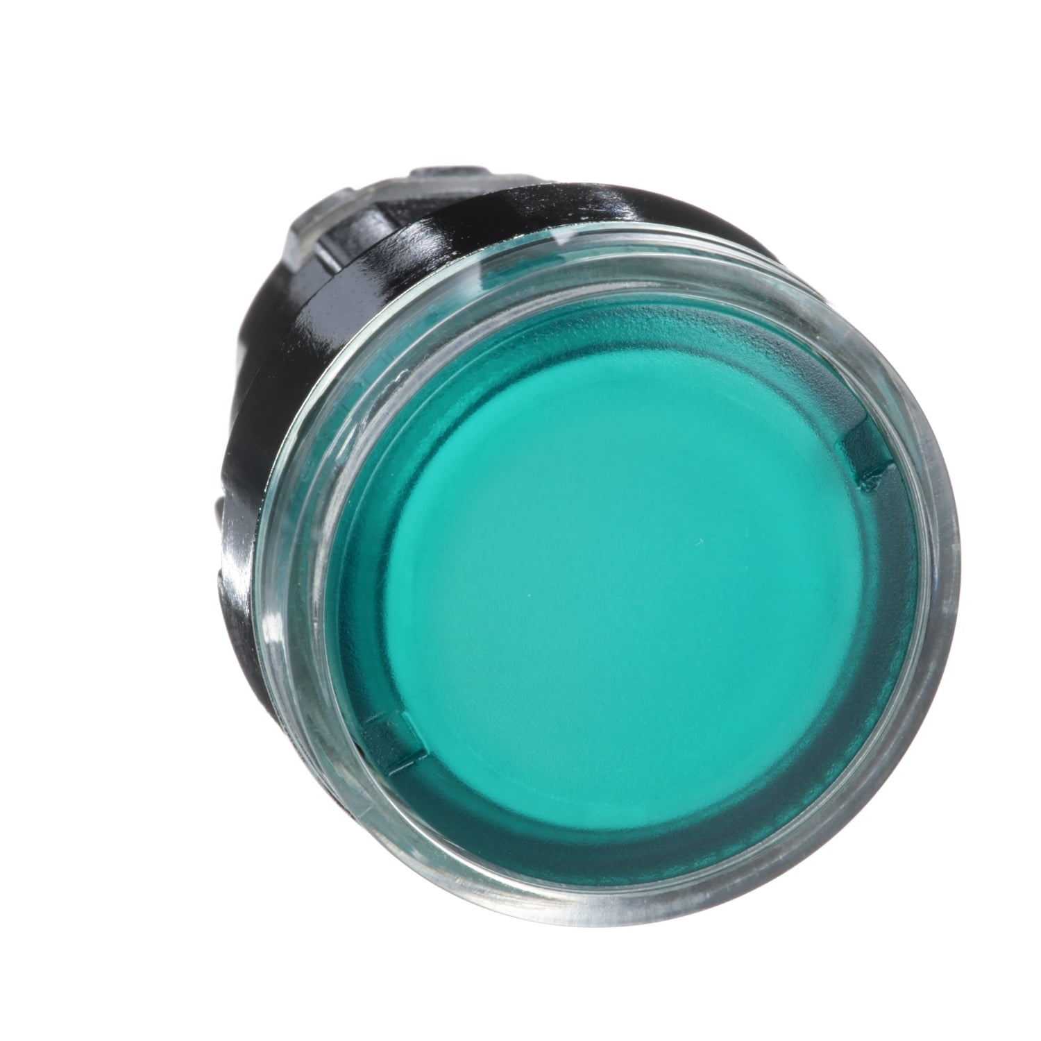 Harmony, 22mm Push Button, illuminated pushbutton head, flush, spring return, green, for BA9s bulb
