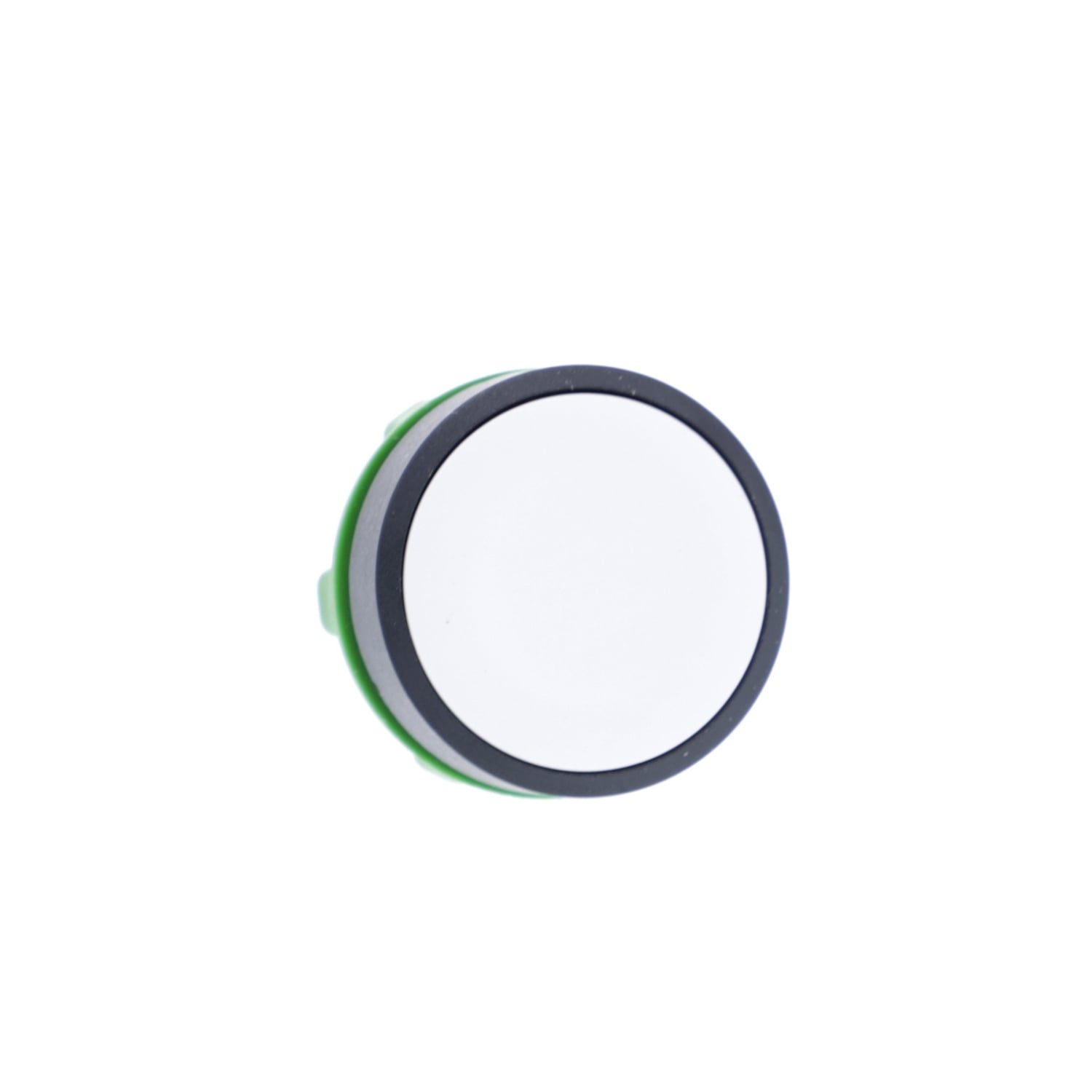 Head for non illuminated push button, Harmony XB5, plastic, flush, white, 22mm, spring return, unmarked