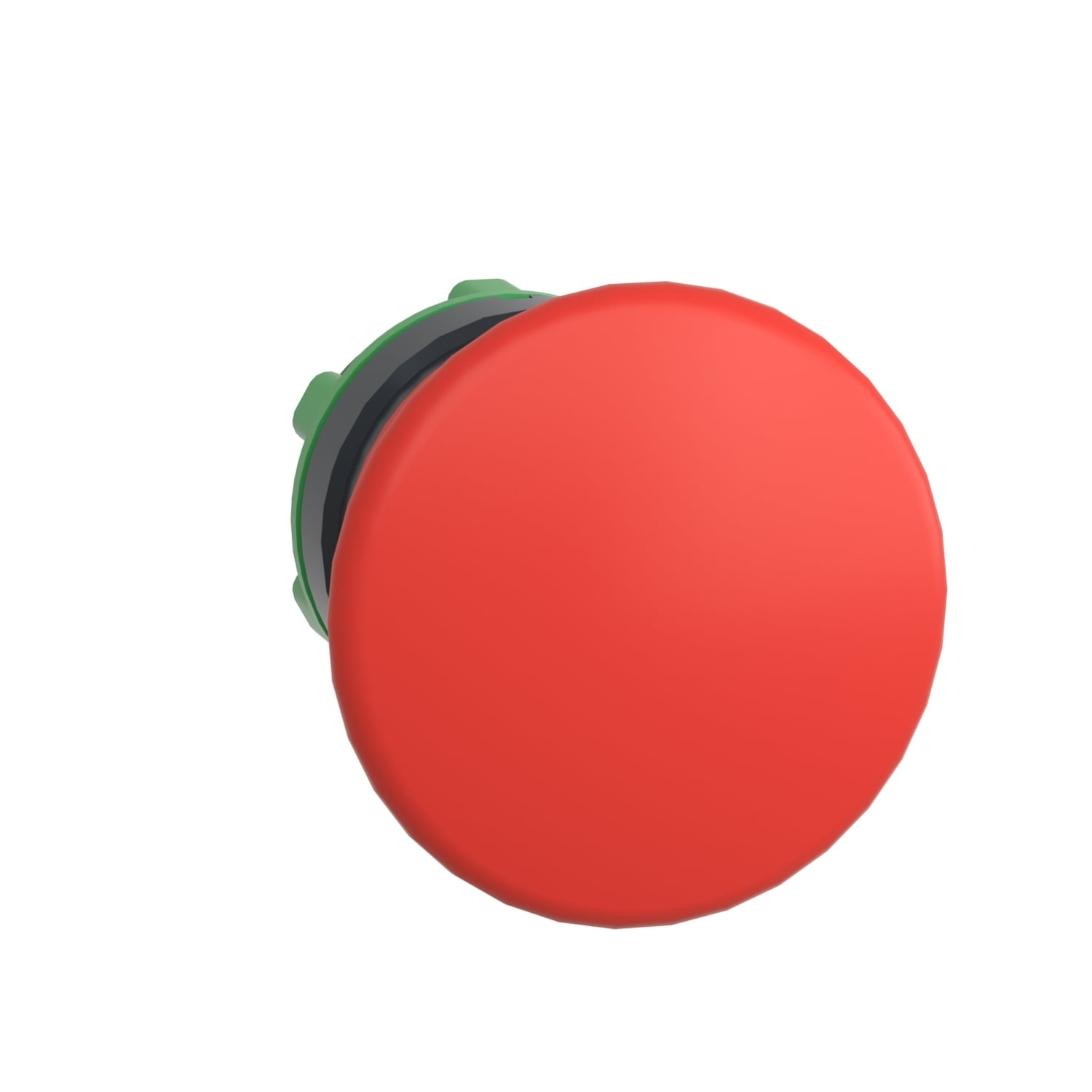 Head for non illuminated pushbutton, Harmony XB5, plastic, red, mushroom 40mm, 22mm, spring return