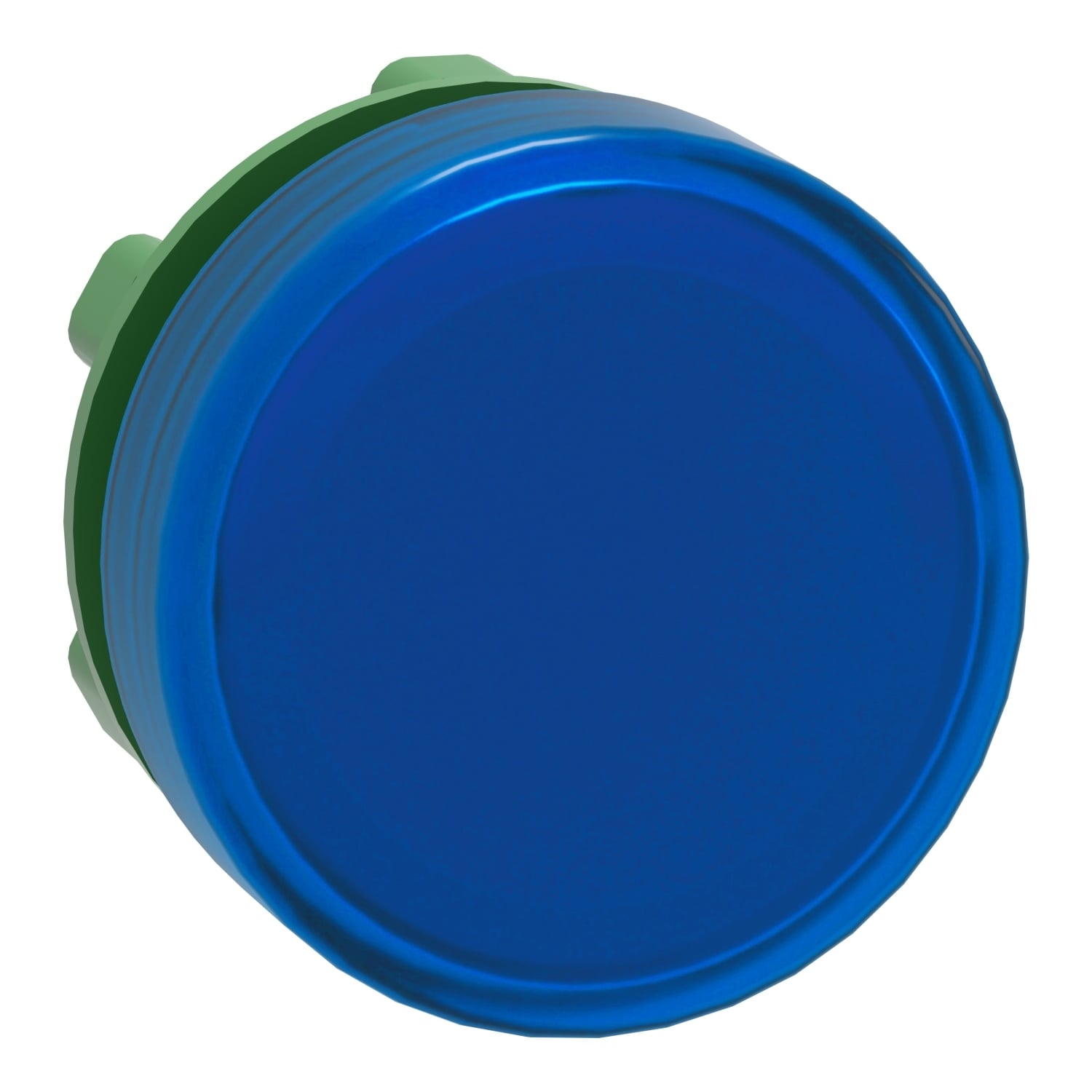 Head for pilot light, Harmony XB5, plastic, blue, 22mm, plain lens, BA9s base fitting